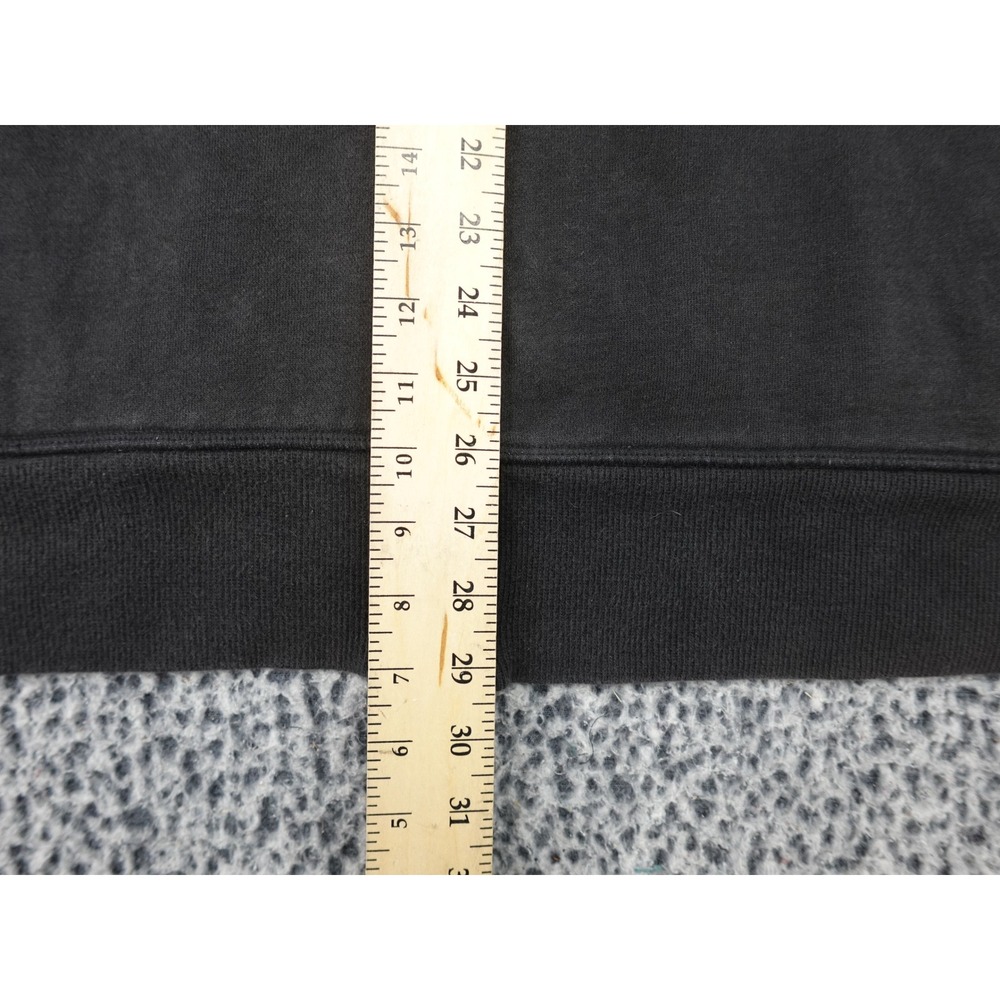 Lululemon Hoodie Mens XL Black Full Zip Fleece Lined Faded Sporty Jacket - Picture 7 of 13